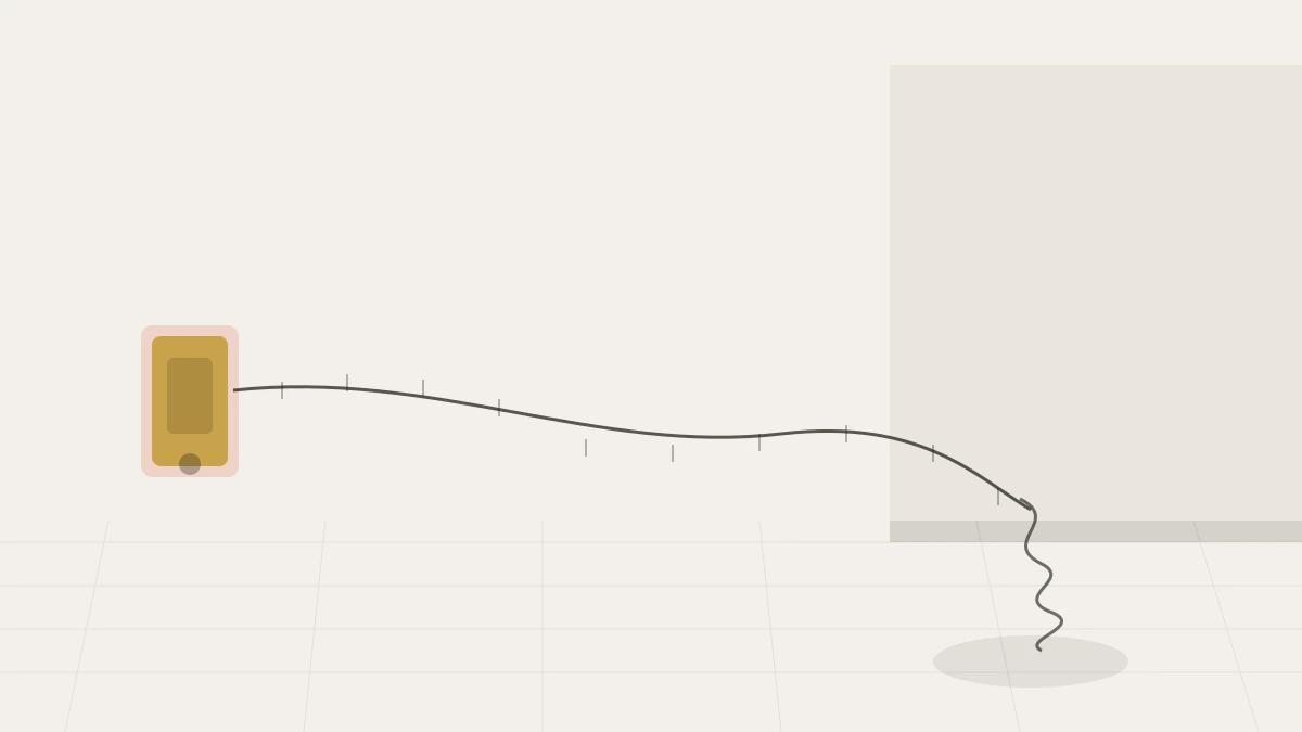 Conceptual illustration of a queue-ticket dispenser with no counter behind it, what a facebook mass report service sells.