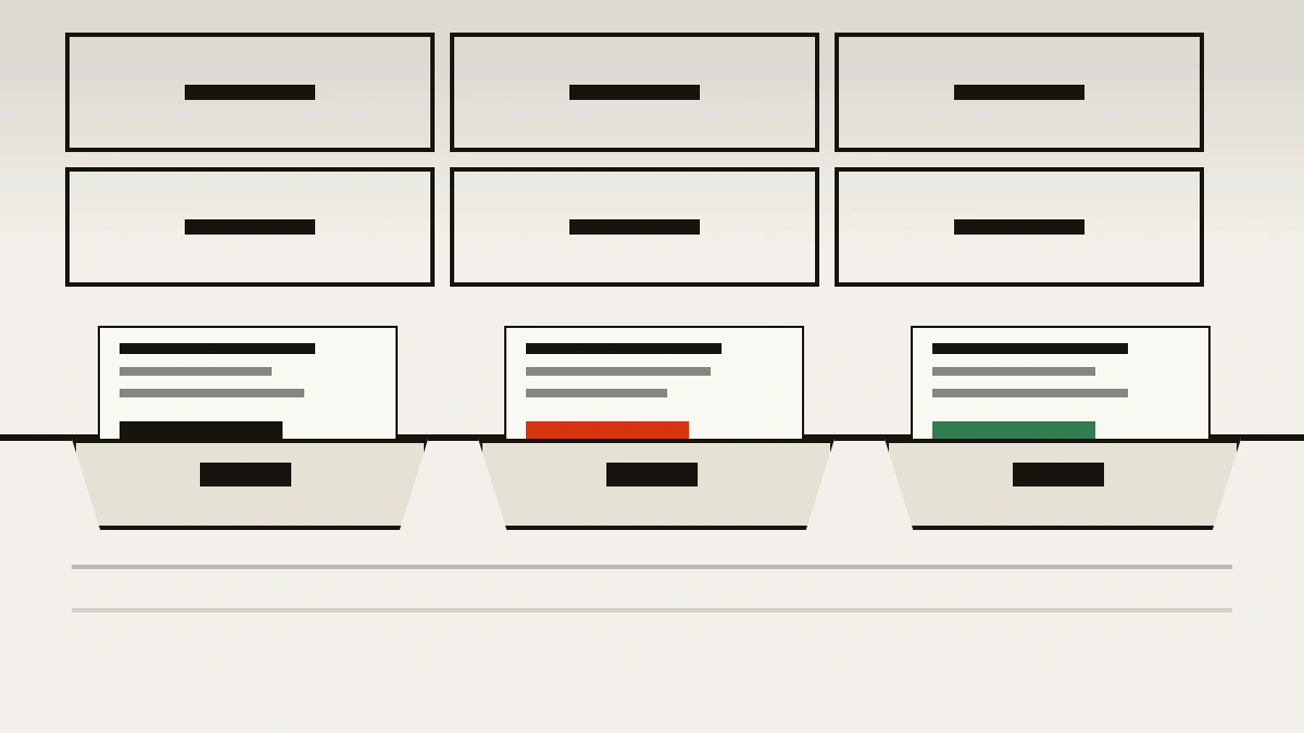 Records-office trays for how to mass report a YouTube channel, a comment, and a mass report YouTube video request.