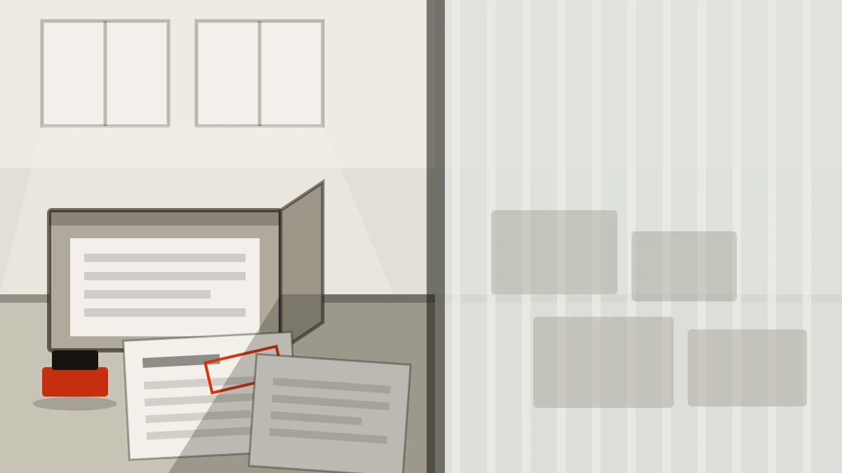 A reading-room partition splitting stamped public channel pages from sealed secret chats, the limit on telegram channel takedown.